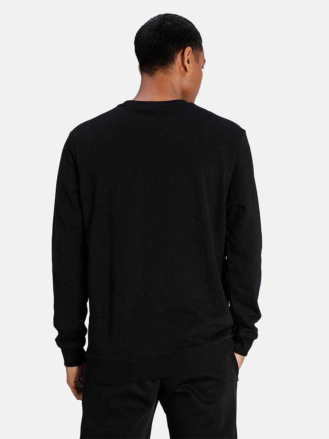 AC Milan Men Black and Red Typography Printed Full Sleeves Round Neck Cotton Sweatshirt (3)