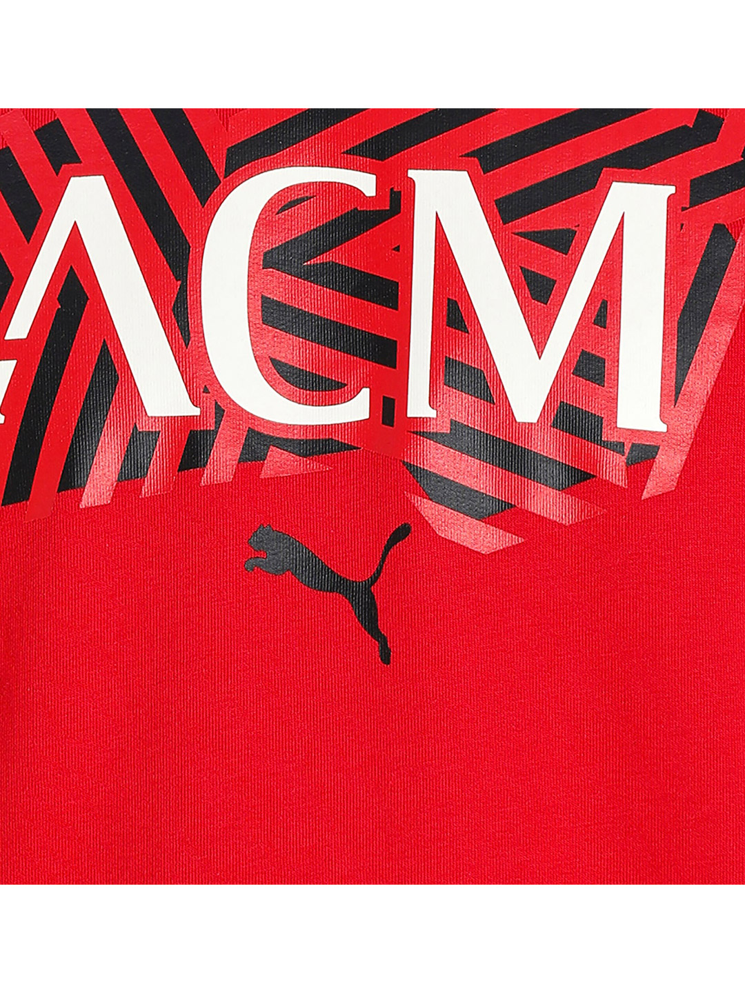 AC Milan Men Red and Black Typography Printed Full Sleeves Round Neck Cotton Sweatshirt (6)