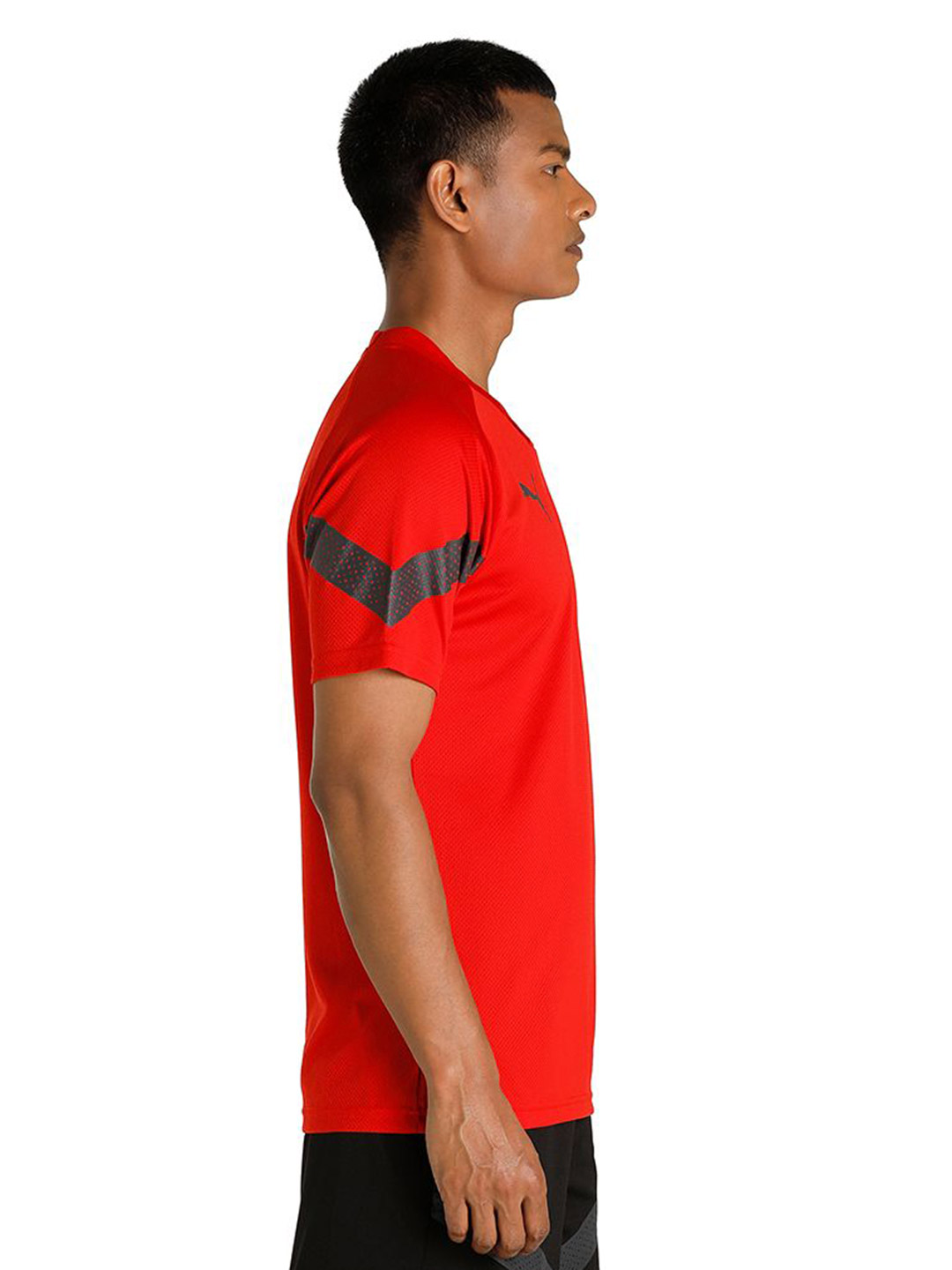 AC Milan Men Red Printed Half Sleeves Round Neck Polyester Football Training Jersey (4)