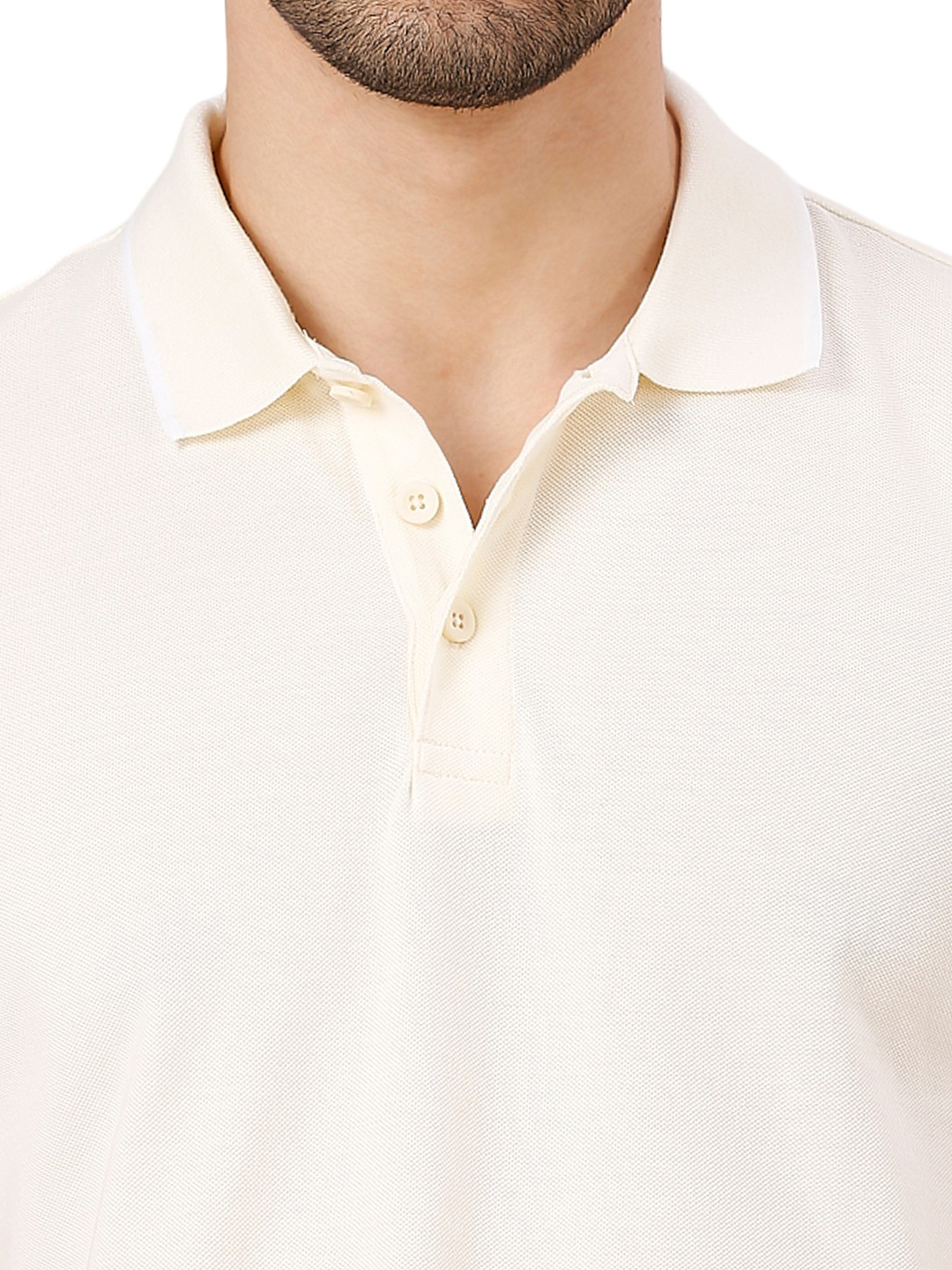 Adidas Men White Solid Half Sleeves Base Cor Polo Collar T-Shirt (5)