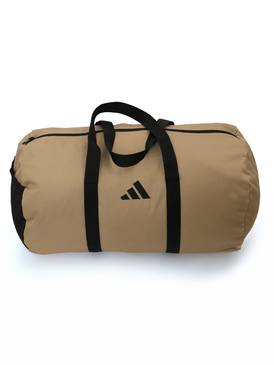 Unisex Black Polyester Duffle Bag
