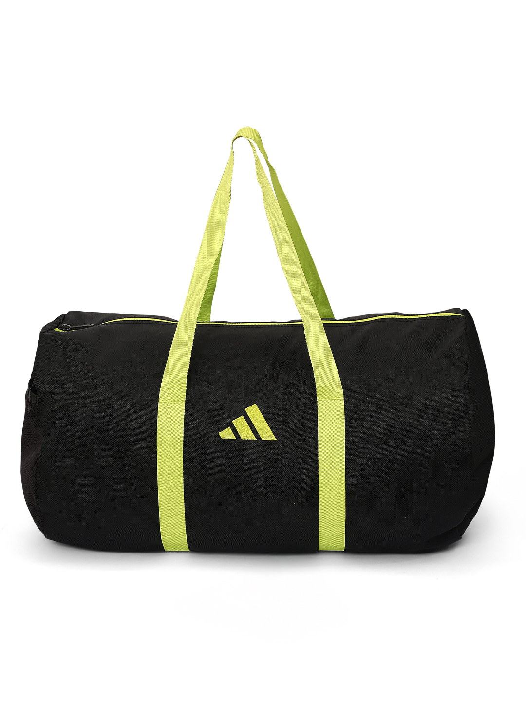 Unisex Black Polyester Duffle Bag