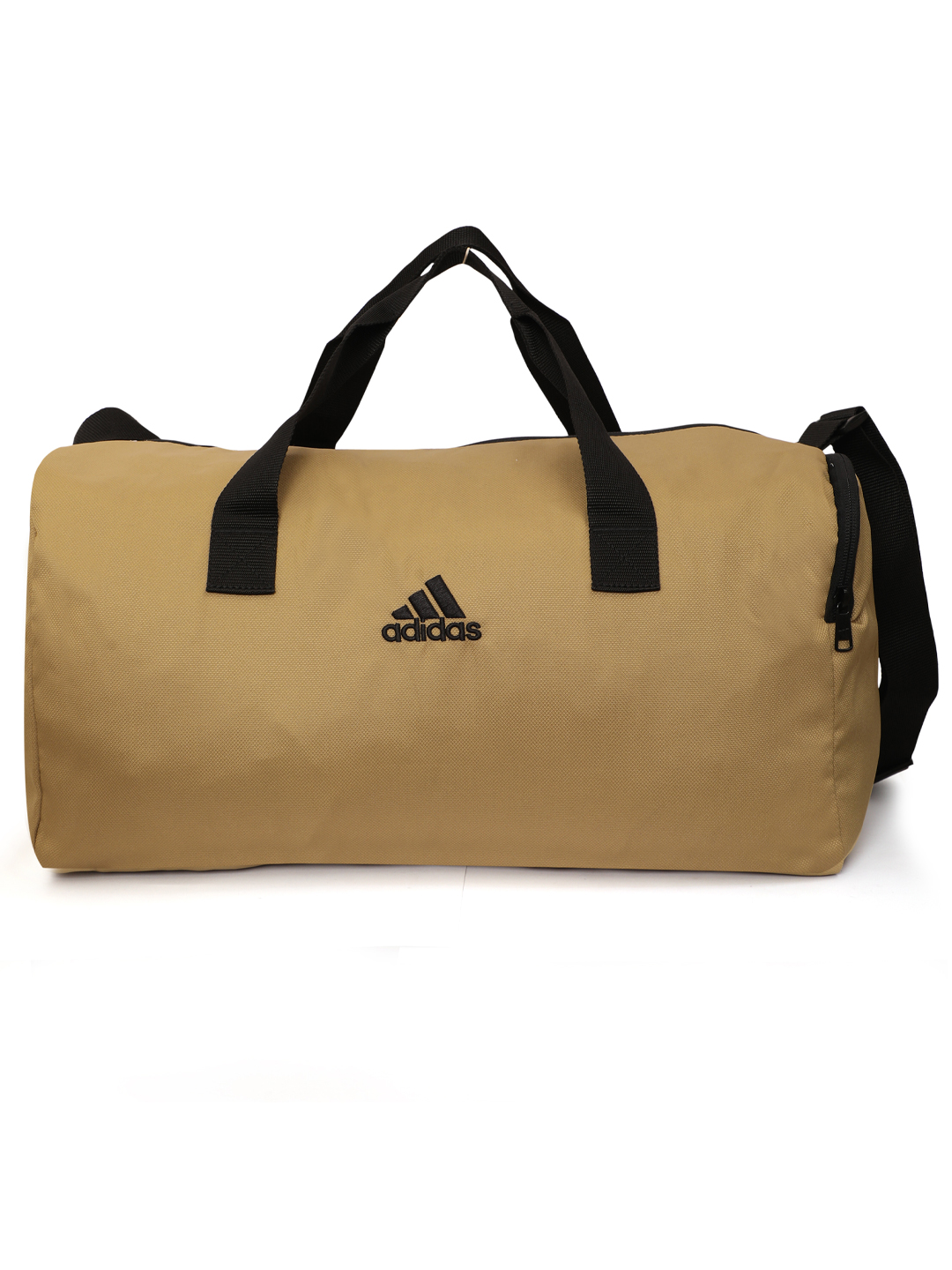 Unisex Brown Polyester Duffle Bag