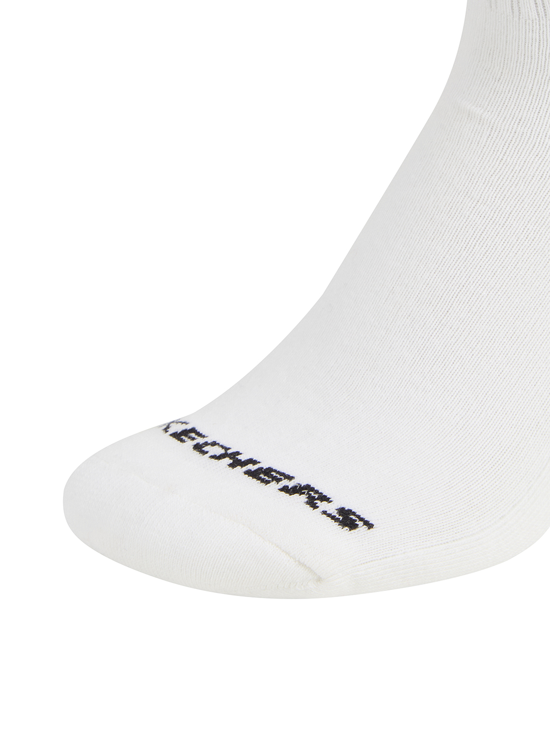 Skechers Unisex White Half Terry Ankle (Pack of 3) (5)
