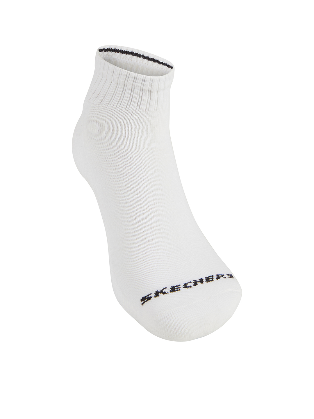 Skechers Unisex White Half Terry Ankle (Pack of 3) (4)