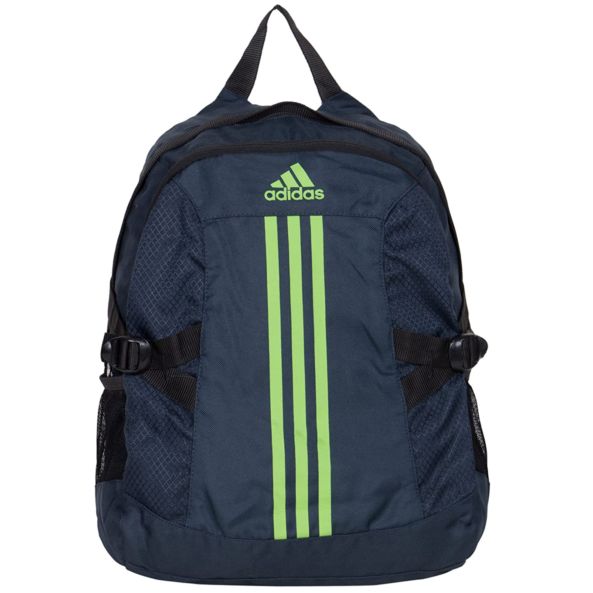Adidas Unisex Navy Blue and Green Backpack (1)