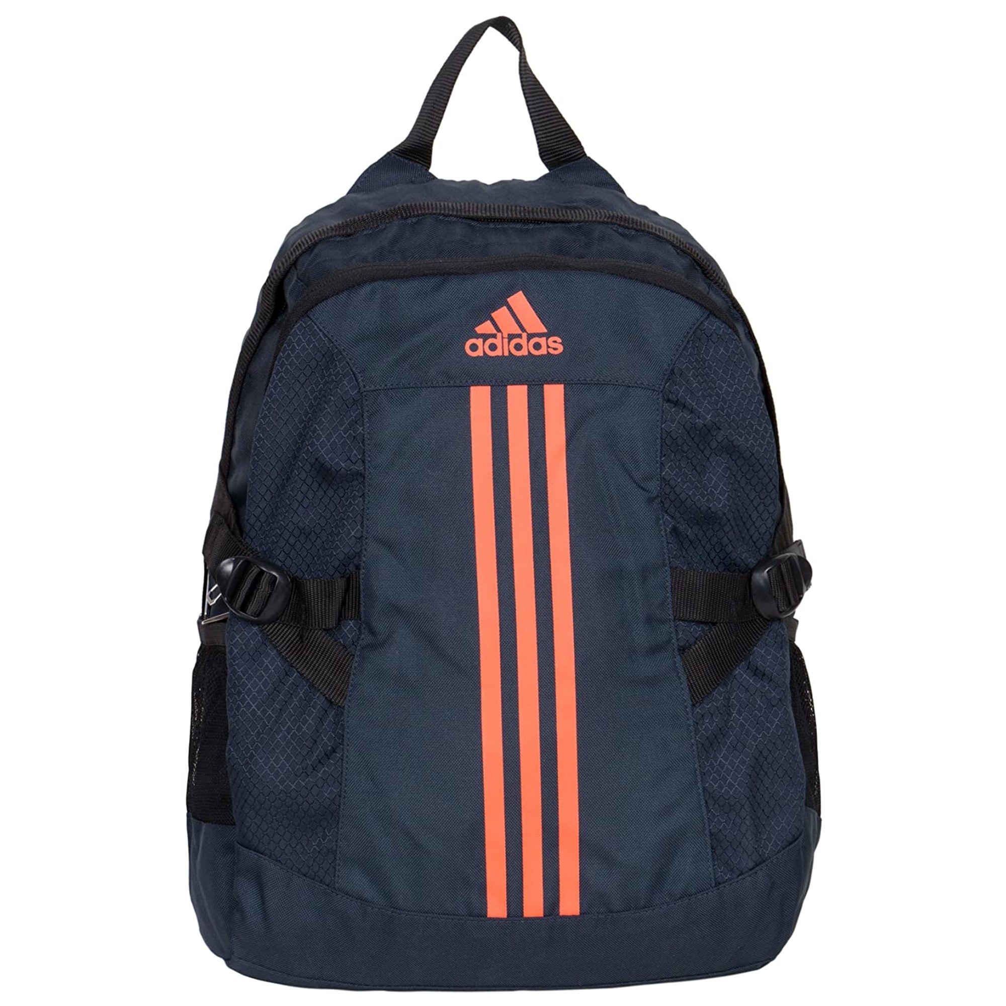 Adidas Unisex Navy Blue and Orange Backpack (1)