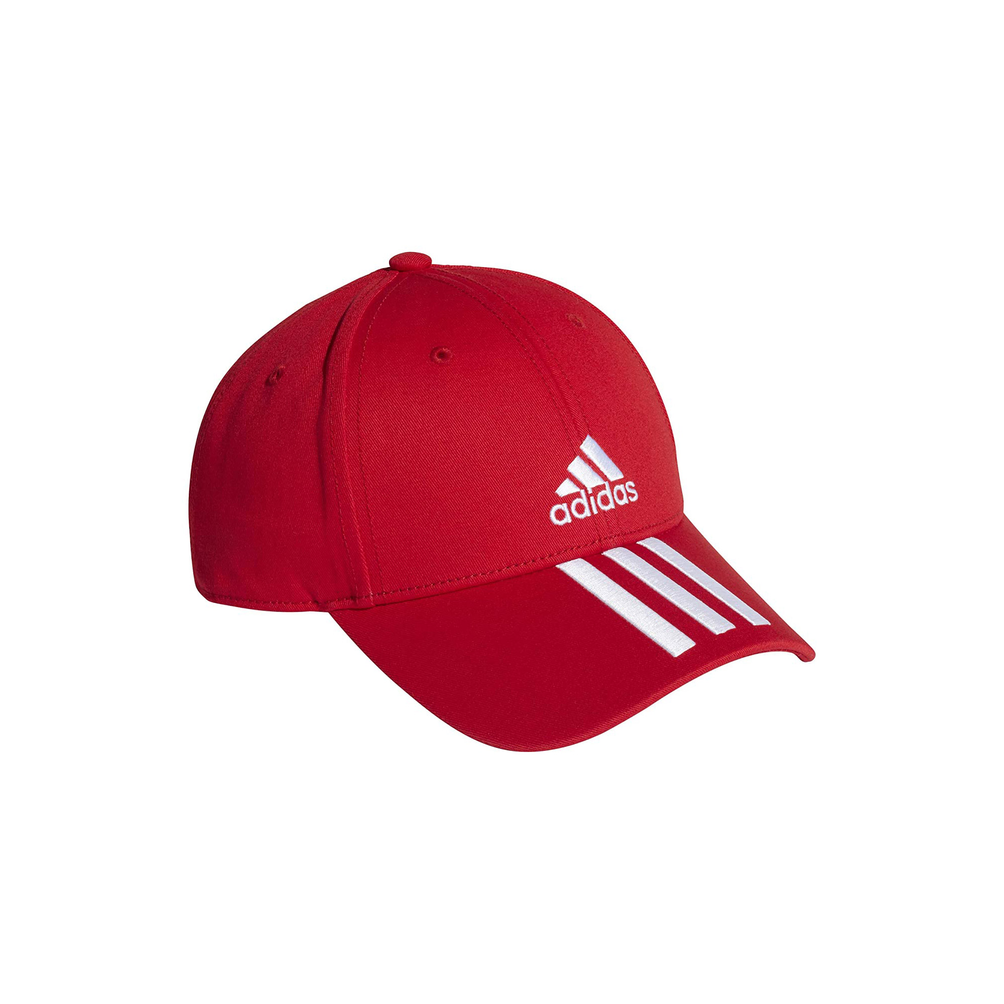 Adidas Unisex Red and White Solid Baseball Cap (1)