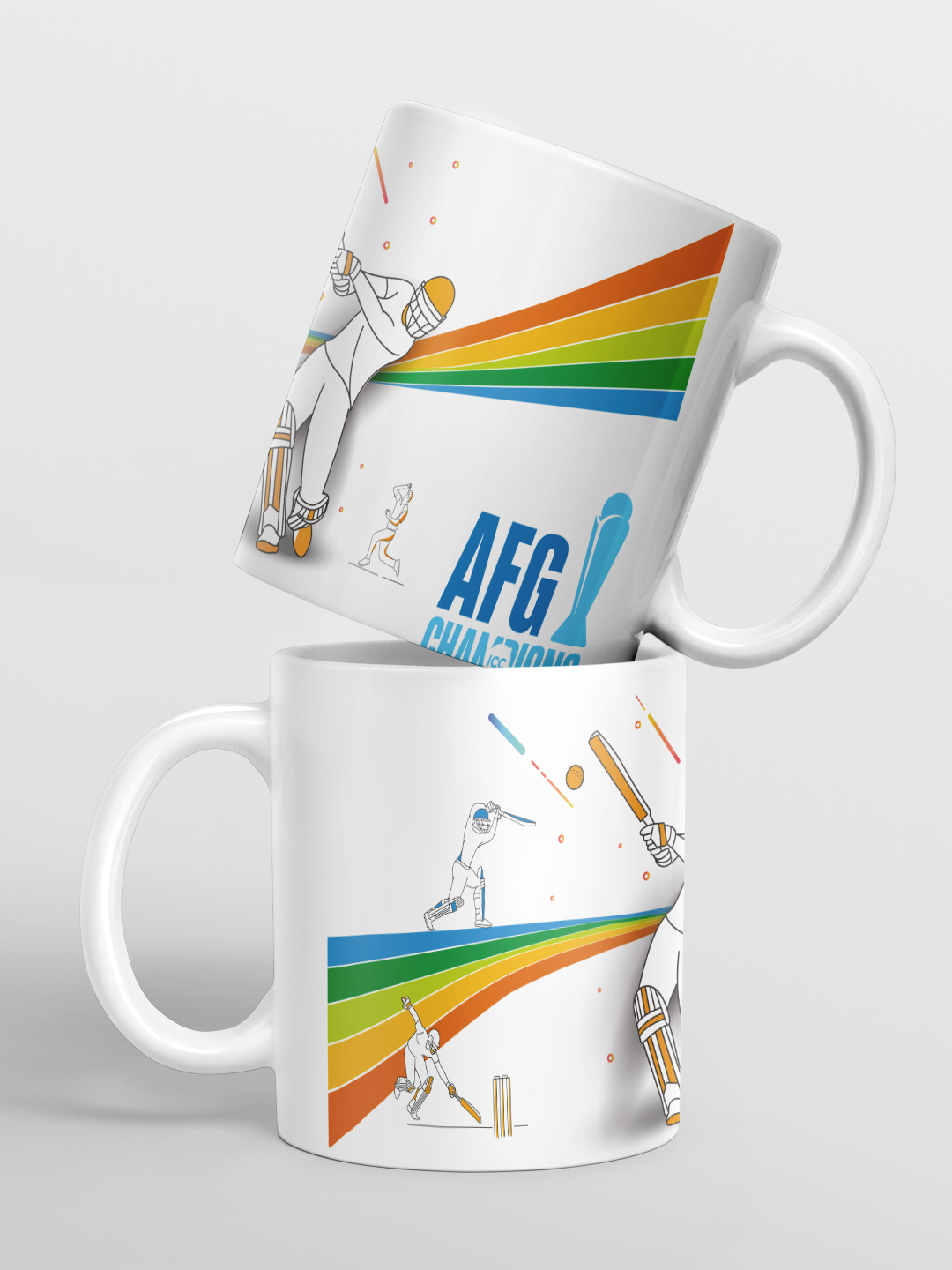Afghanistan ICC Champions Trophy 2025 - Ceramic Glossy Printed Mug, Microwave and Dishwasher Safe, Tea and Coffee Mug -  (1)