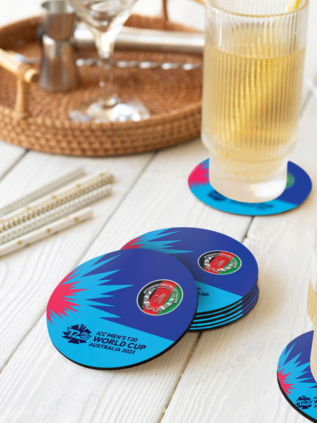 Afghanistan Team Afghanistan ICC T20 Circle Coaster (5)