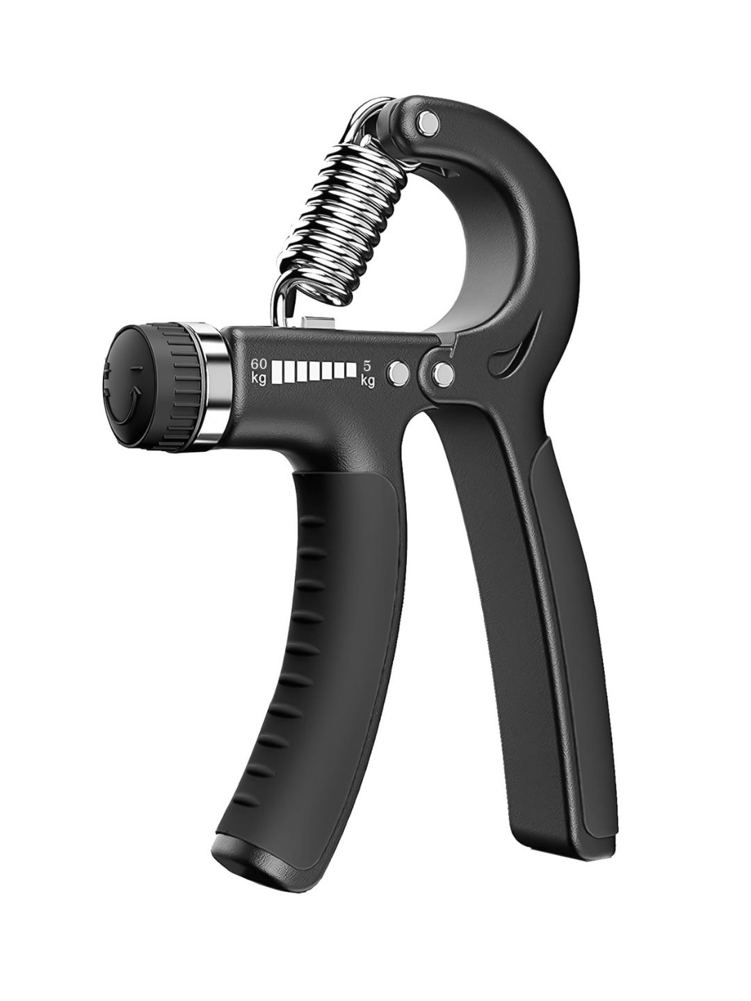 Adjustable R Shape Hand Grip Strengthener For Men And Women (Black)