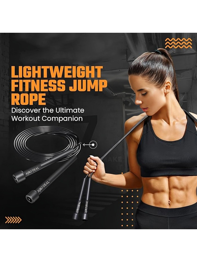 Ajro Deal Adjustable Skipping Rope for Fast & Smooth Workout (4)