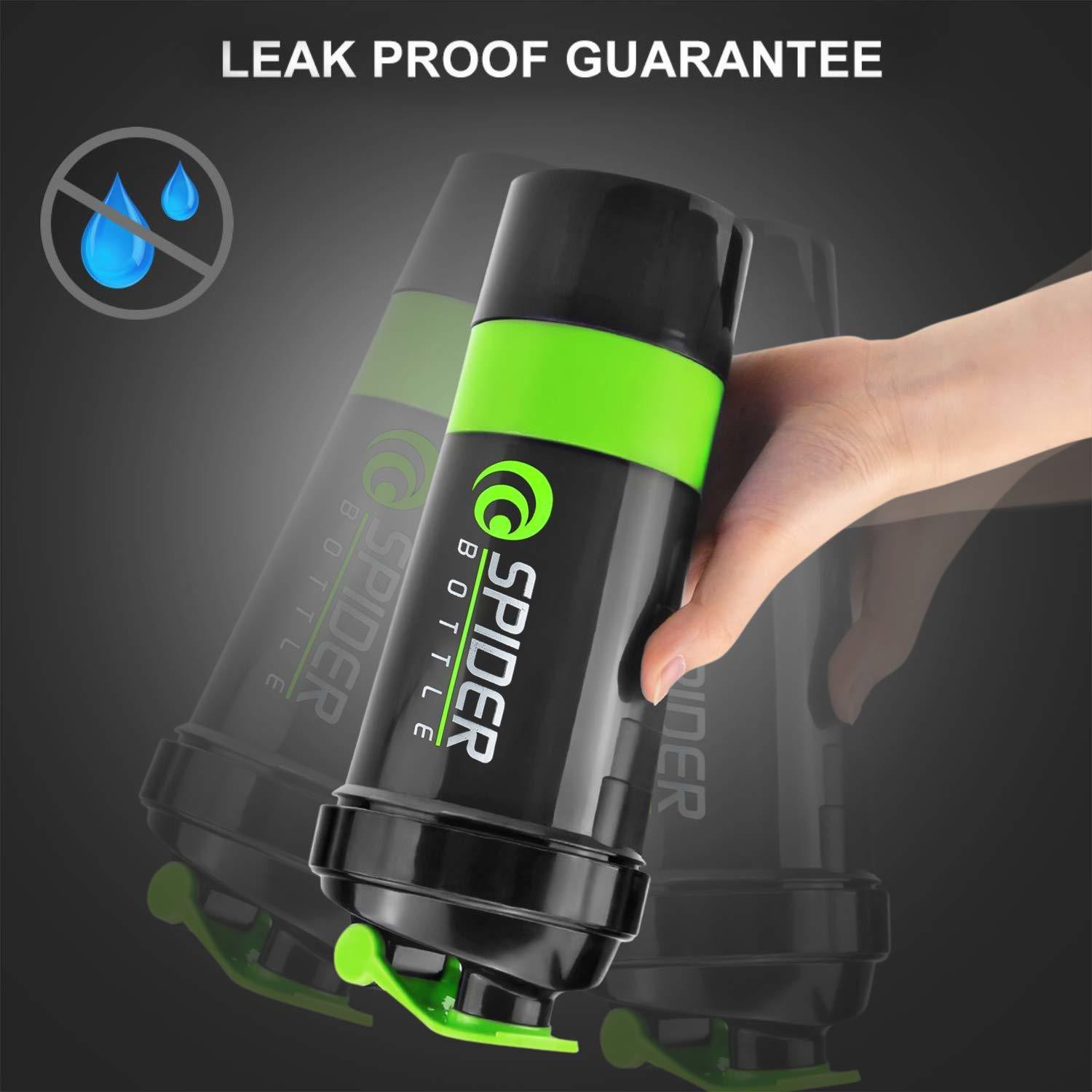 Ajro Deal Protein Shaker Bottle for gym with 2 Storage Compartment 500 ml (5)