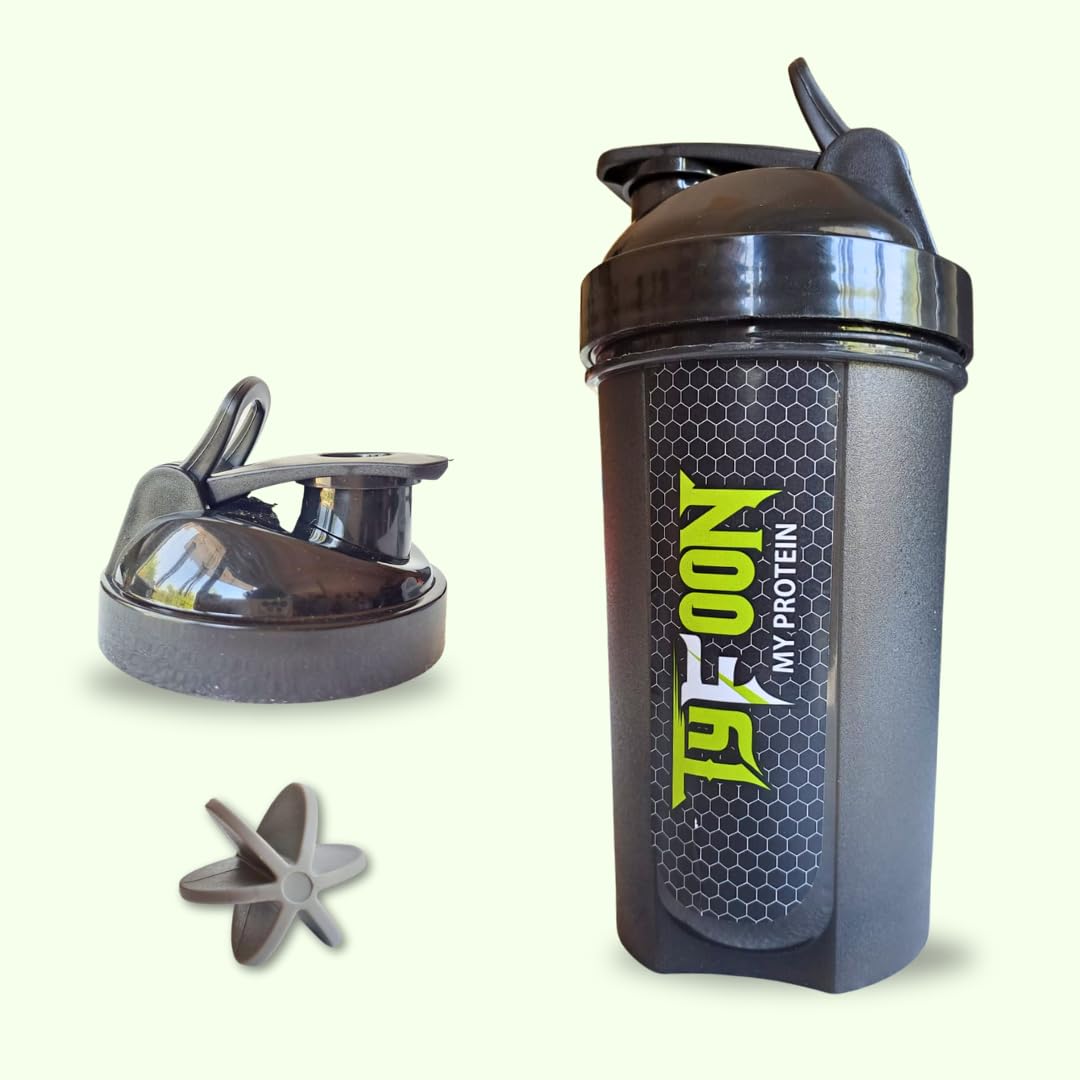 Tyfoon Protein Shaker for Gym, Leakproof, 500 ml