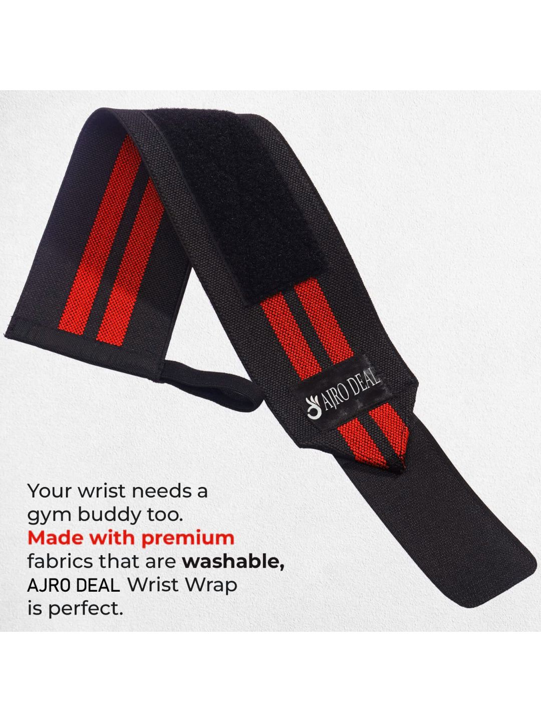 Ajro Deal Wrist Band with Thumb Support for Weight Lifting, Training & Gym (3)