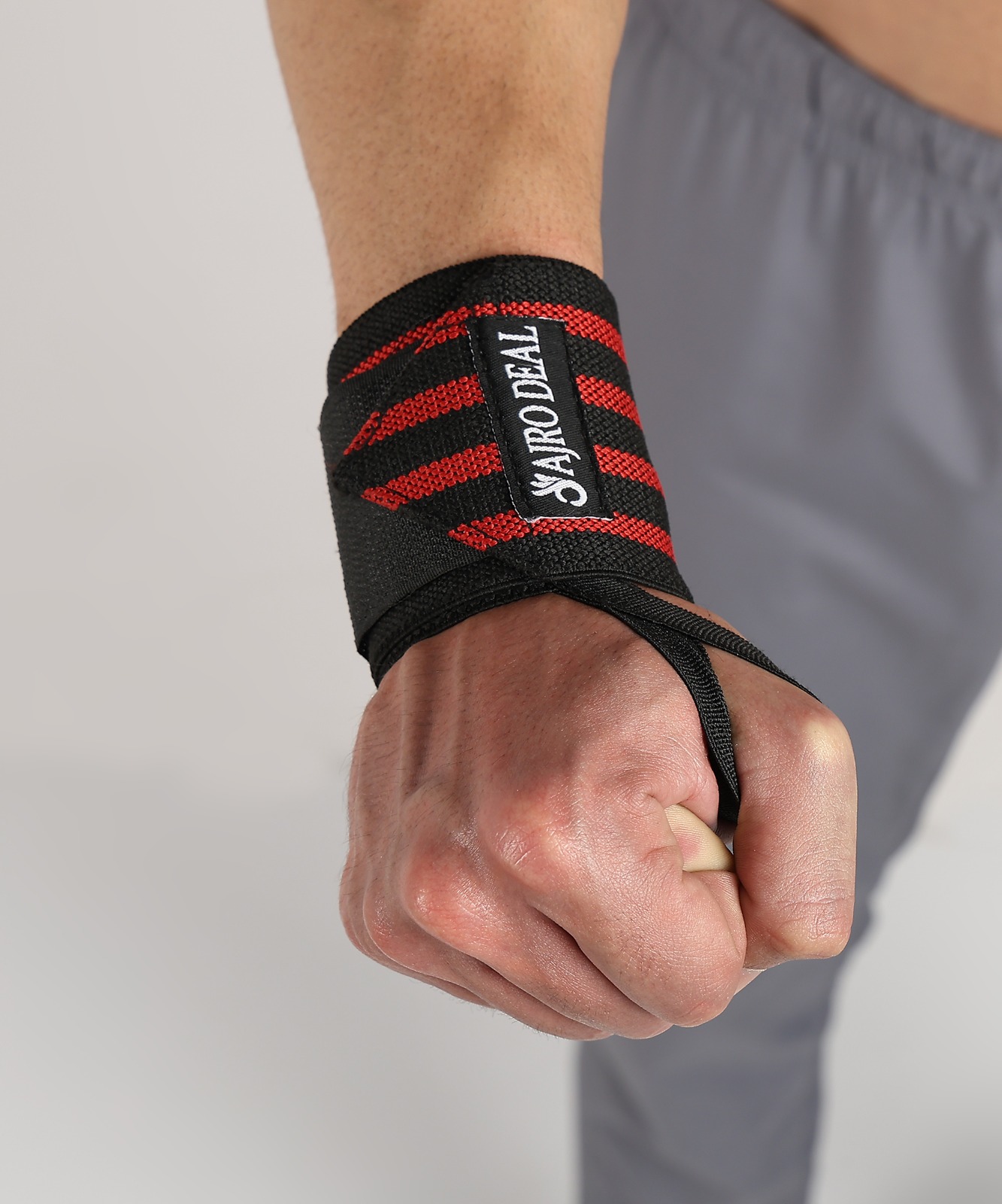 Ajro Deal Wrist Band with Thumb Support for Weight Lifting, Training & Gym (7)
