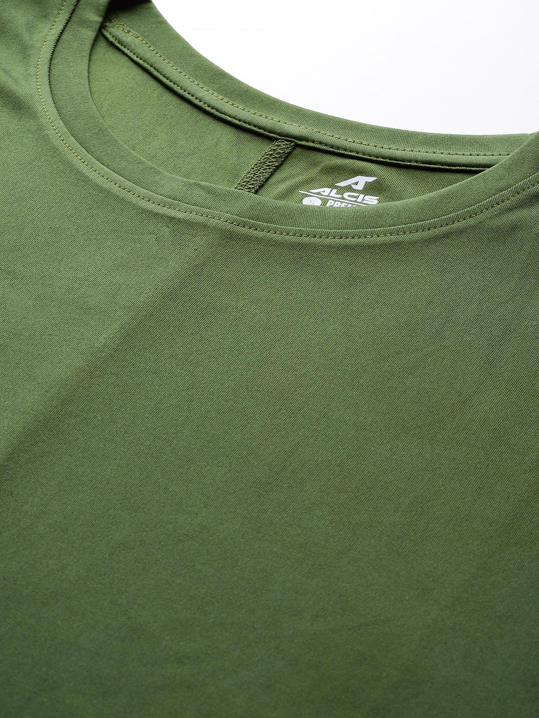 Alcis Brand Logo Detail Drop-Shoulder Sleeves Dry Tech Slim Fit T-shirt (5)