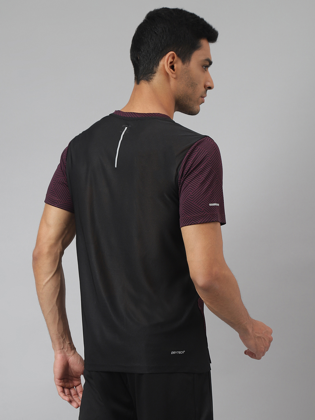 Alcis Drytech+ Anti-Static Slim-Fit Running Round Neck T-shirt (3)