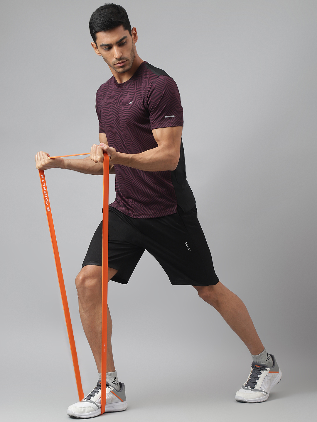Alcis Drytech+ Anti-Static Slim-Fit Running Round Neck T-shirt (4)