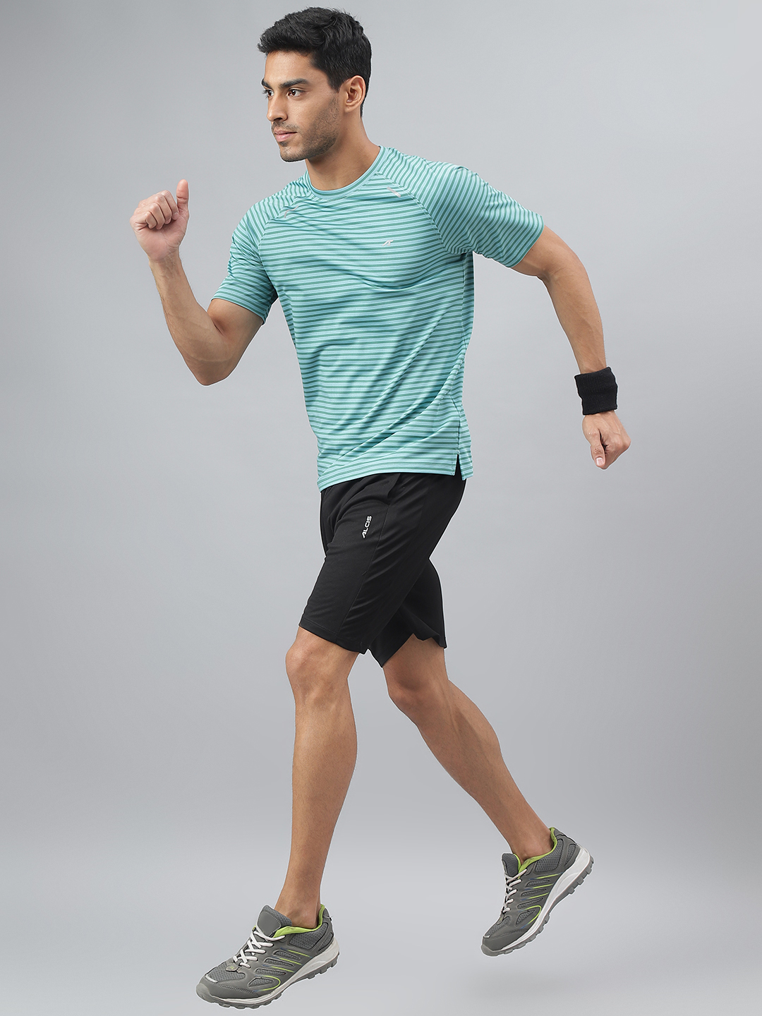 Alcis Drytech+ Anti-Static Slim-Fit Running Round Neck T-shirt (4)