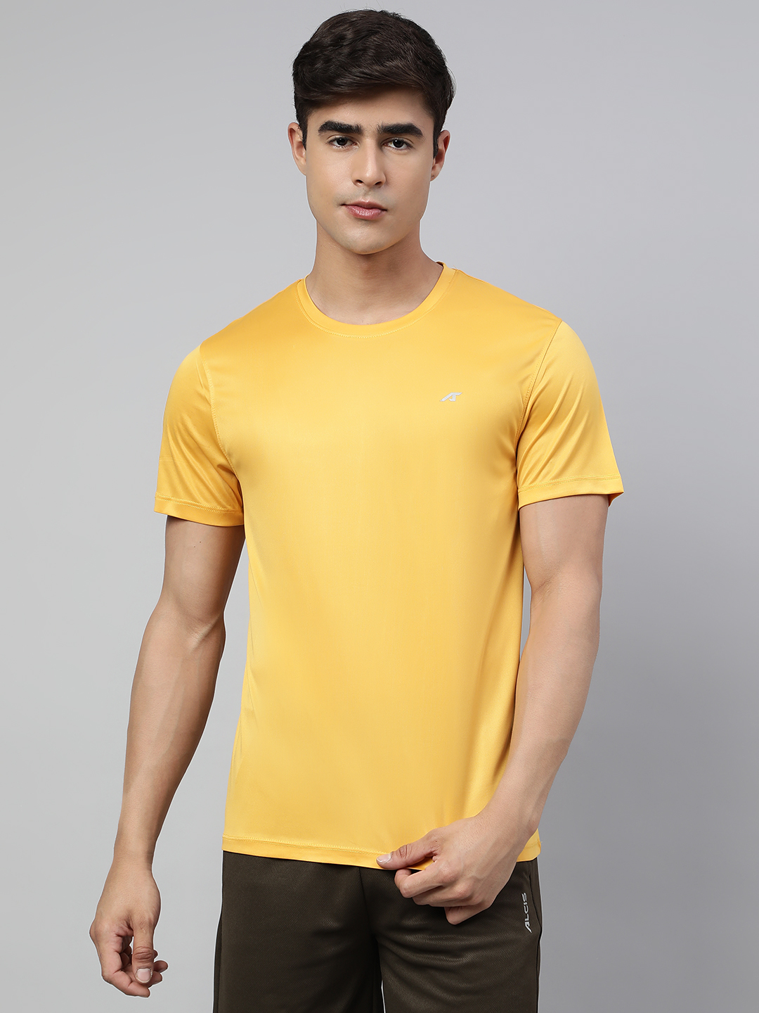 Men Anti Static Reflective Slim Fit Sports T-shirt