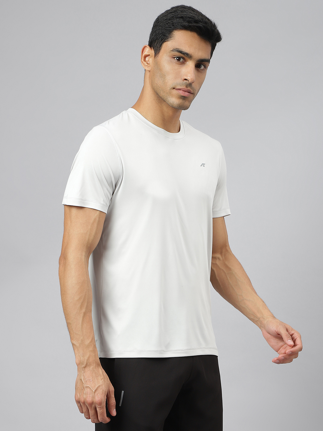 Alcis Men Anti-Static Soft-Touch Slim-Fit Sports for All Round Neck T-Shirt (5)