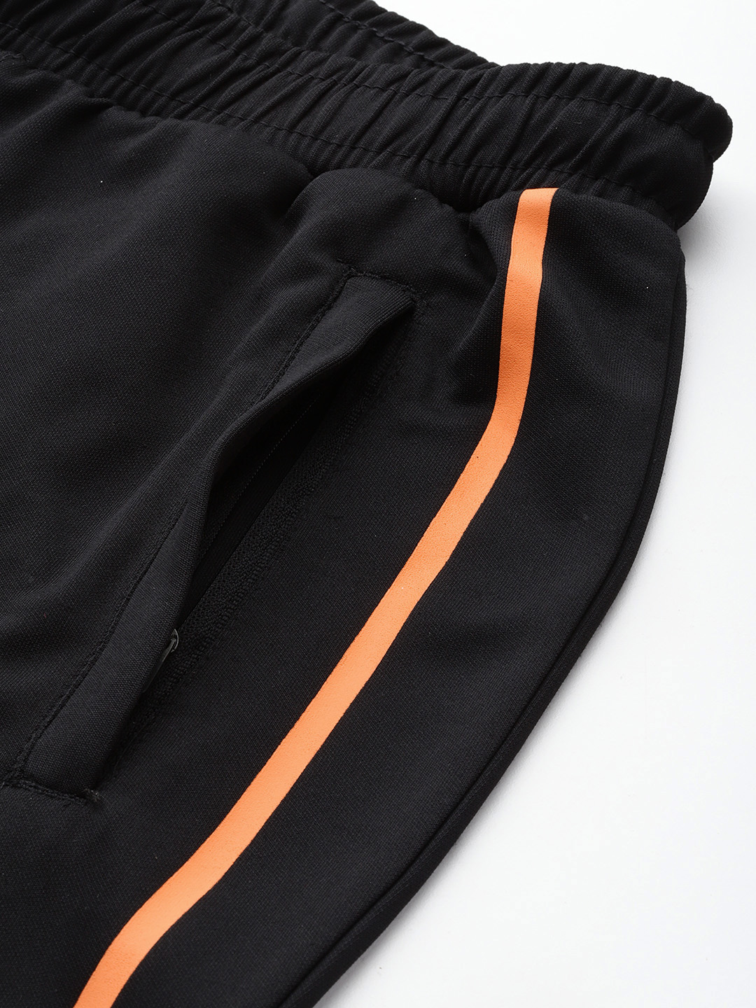 Alcis Men Black Printed Slim Fit Training Gym Track Pants (6)