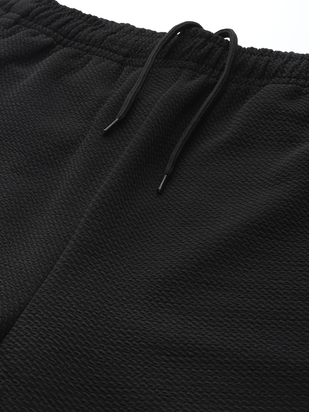 Alcis Men Black Solid Polyester Slim-Fit Running Shorts (4)