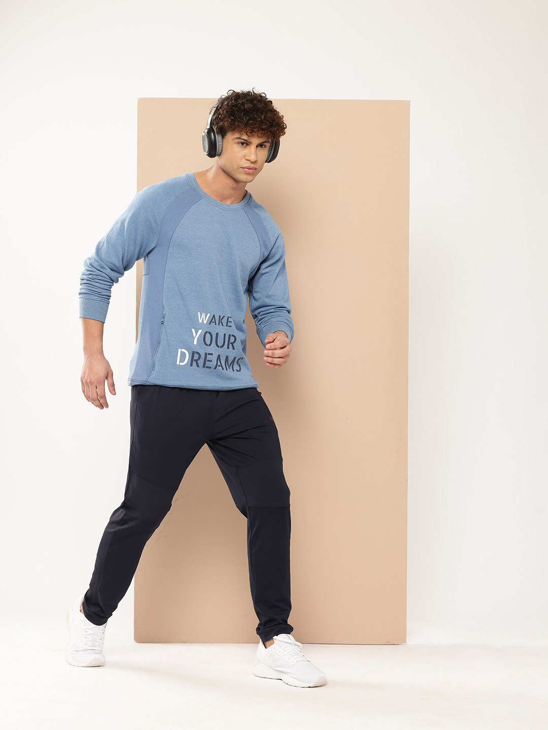 Alcis Men Blue Printed Sweatshirt (4)