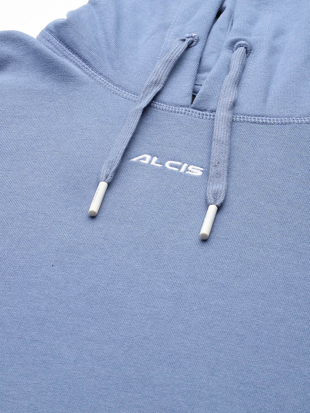 Alcis Men Blue Solid Hooded Sweatshirt (6)