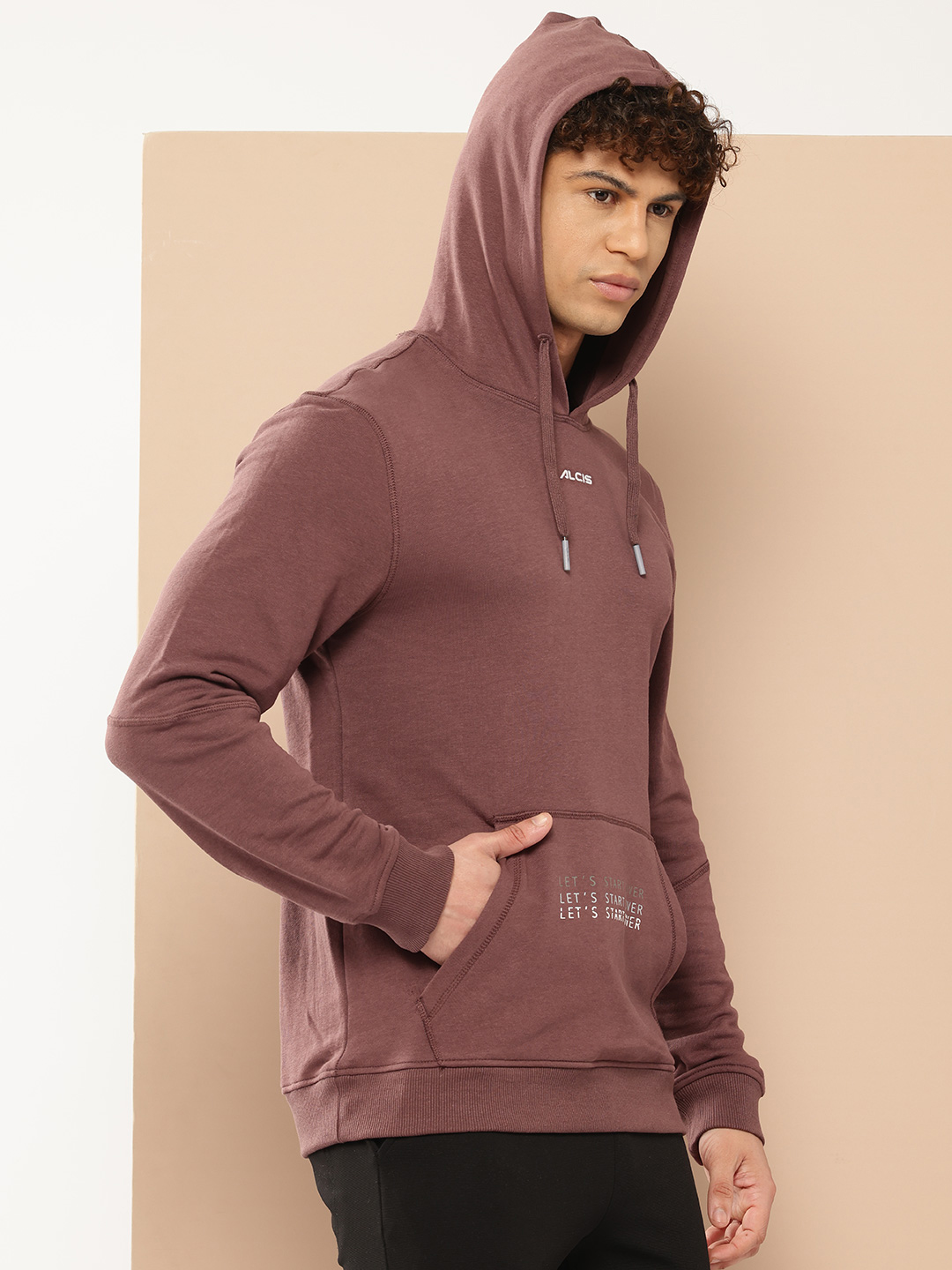 Alcis Men Brown Printed Sweatshirt (2)