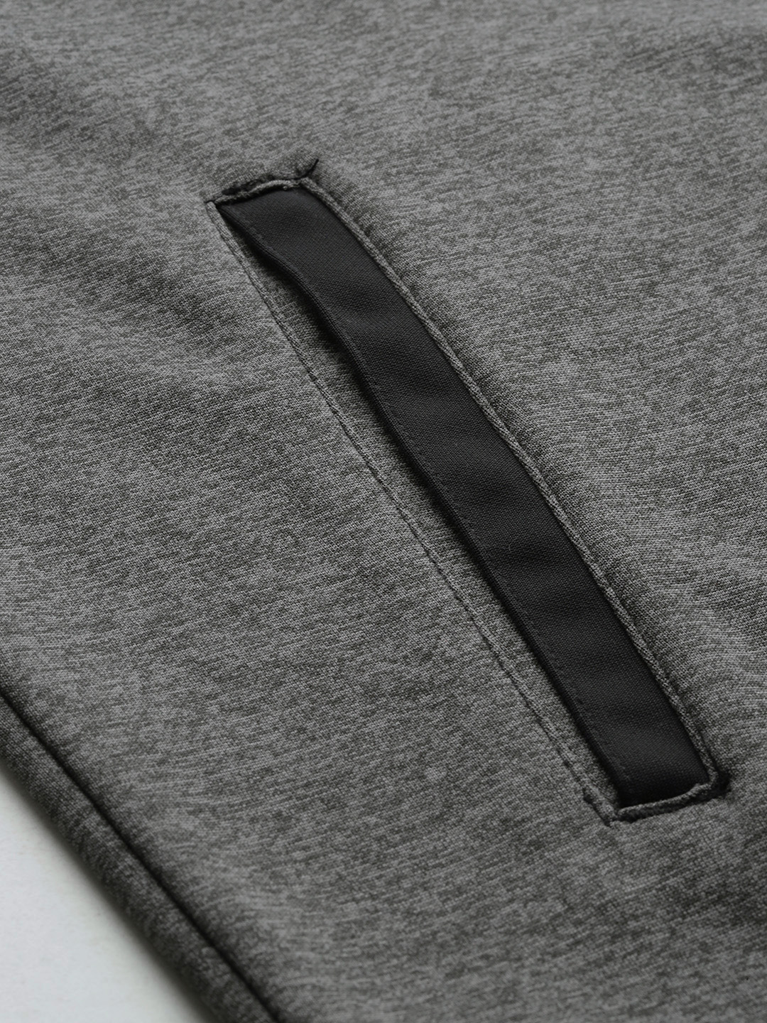 Alcis Men Charcoal Grey Solid Sporty Jacket (7)
