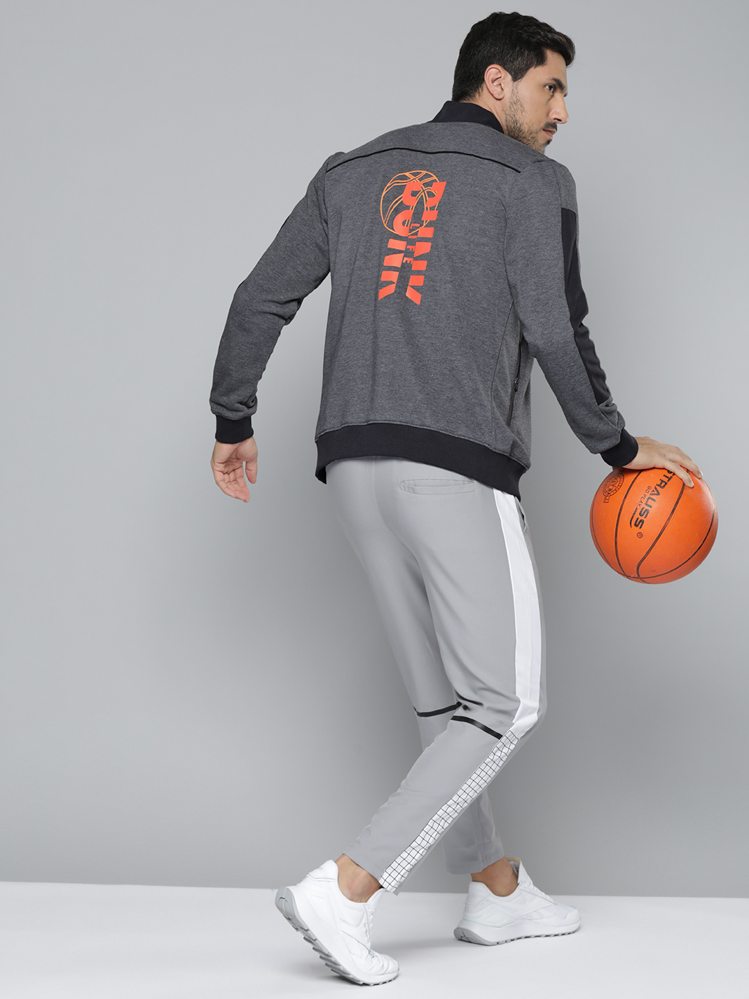 Alcis Men Charcoal Printed Sweatshirt (4)