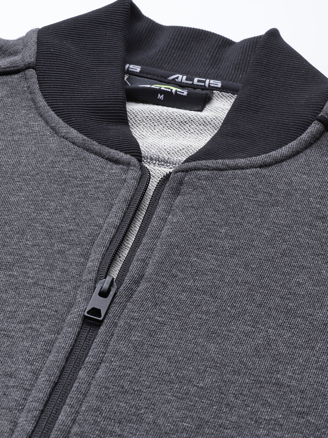 Alcis Men Charcoal Printed Sweatshirt (5)