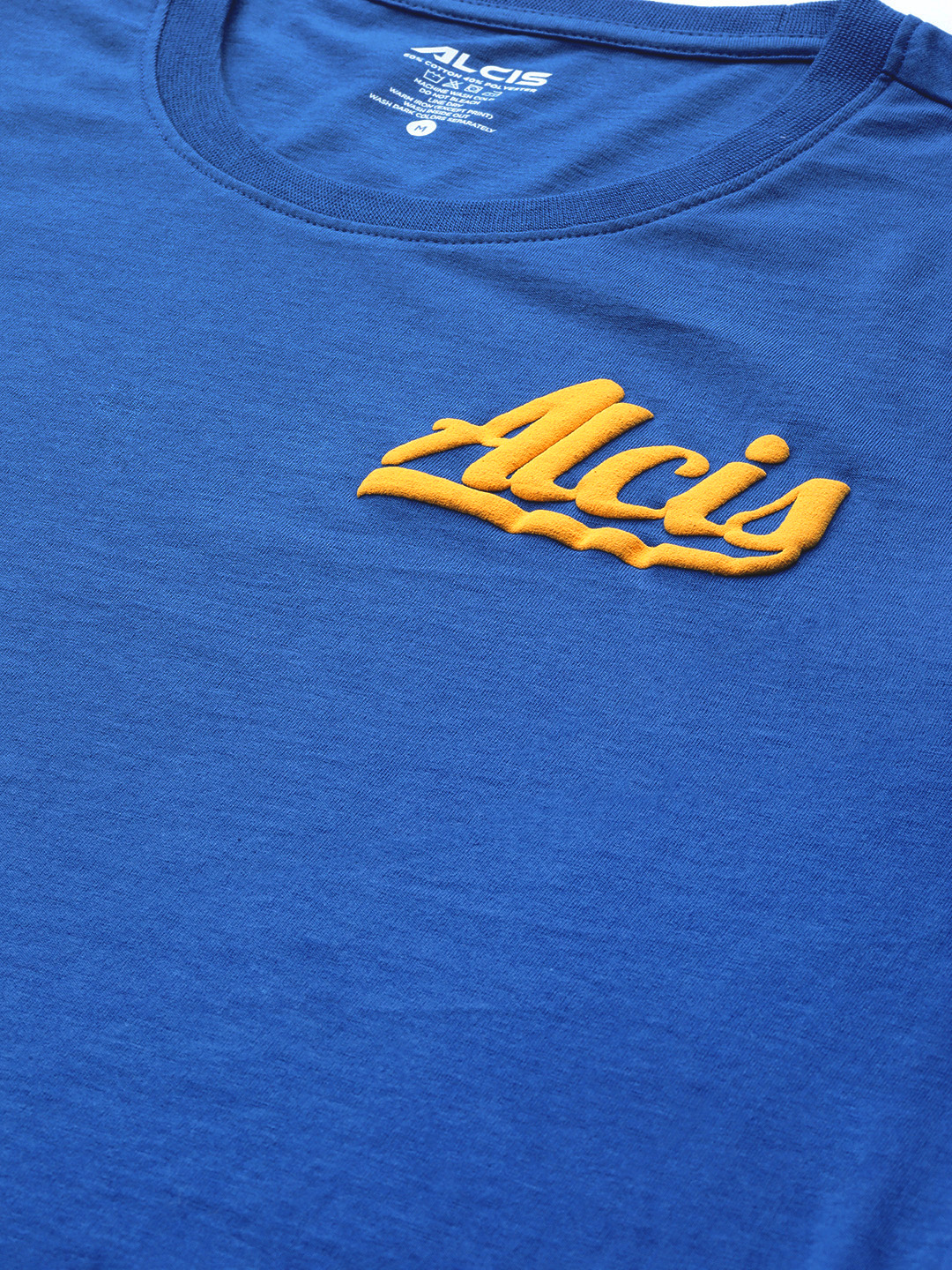 Alcis Men Colourblocked Anti Static Slim Fit T-shirt (5)