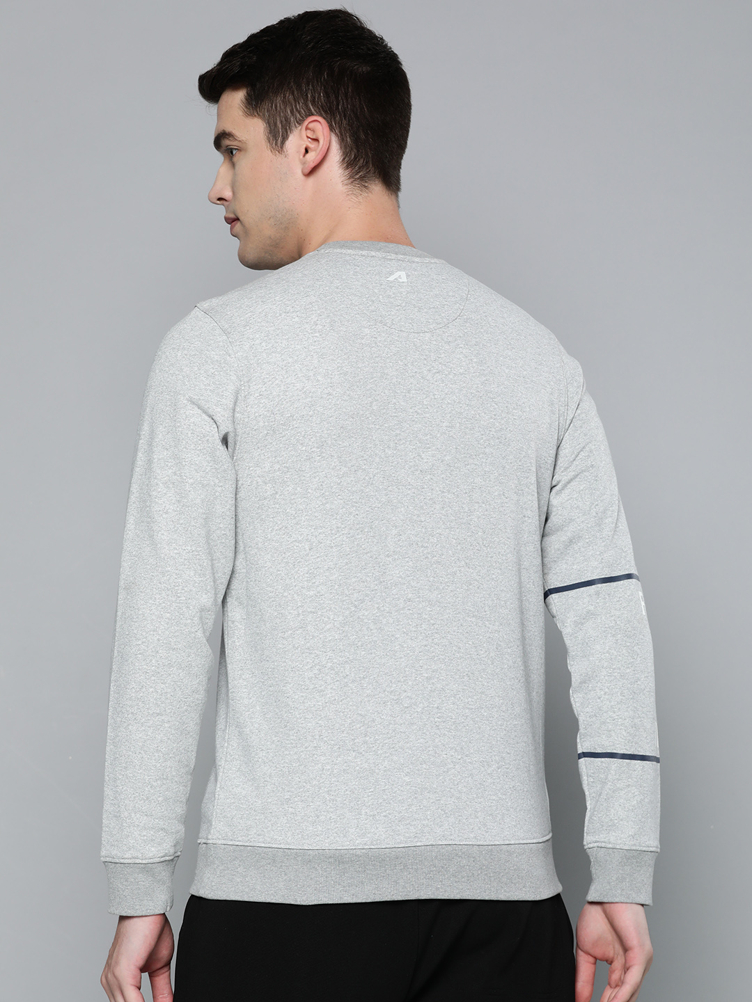 Alcis Men Grey Printed Sweatshirt (3)
