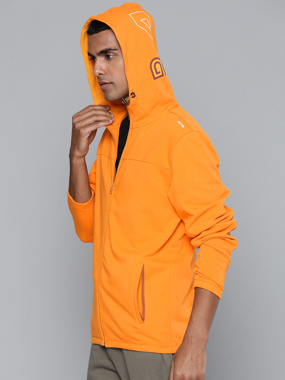 Alcis Men Mustard Yellow Solid Bomber Jacket (2)