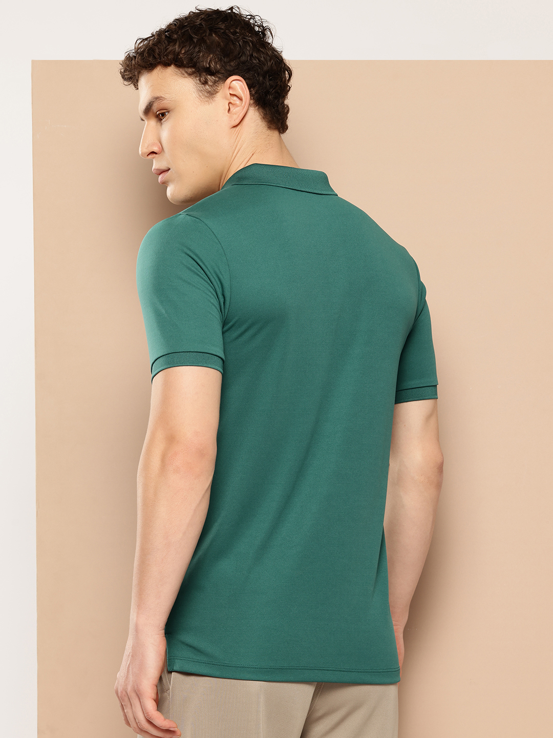Alcis Men Polo Collar Slim Fit T-shirt (4)