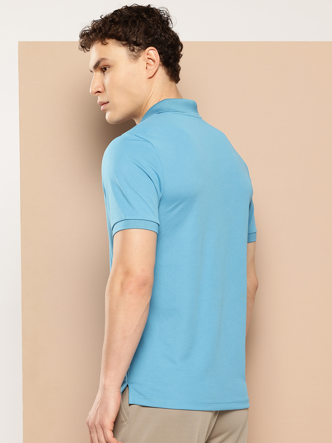 Alcis Men Polo Collar Slim Fit T-shirt (4)