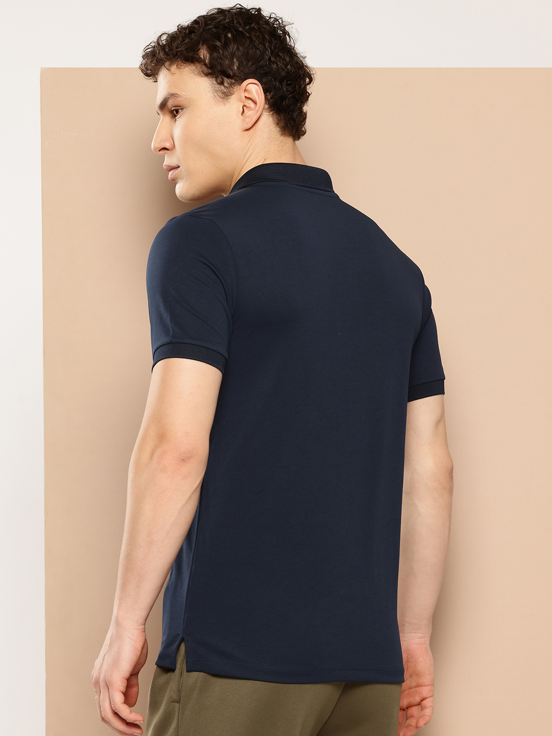 Alcis Men Polo Collar Slim Fit T-shirt (4)