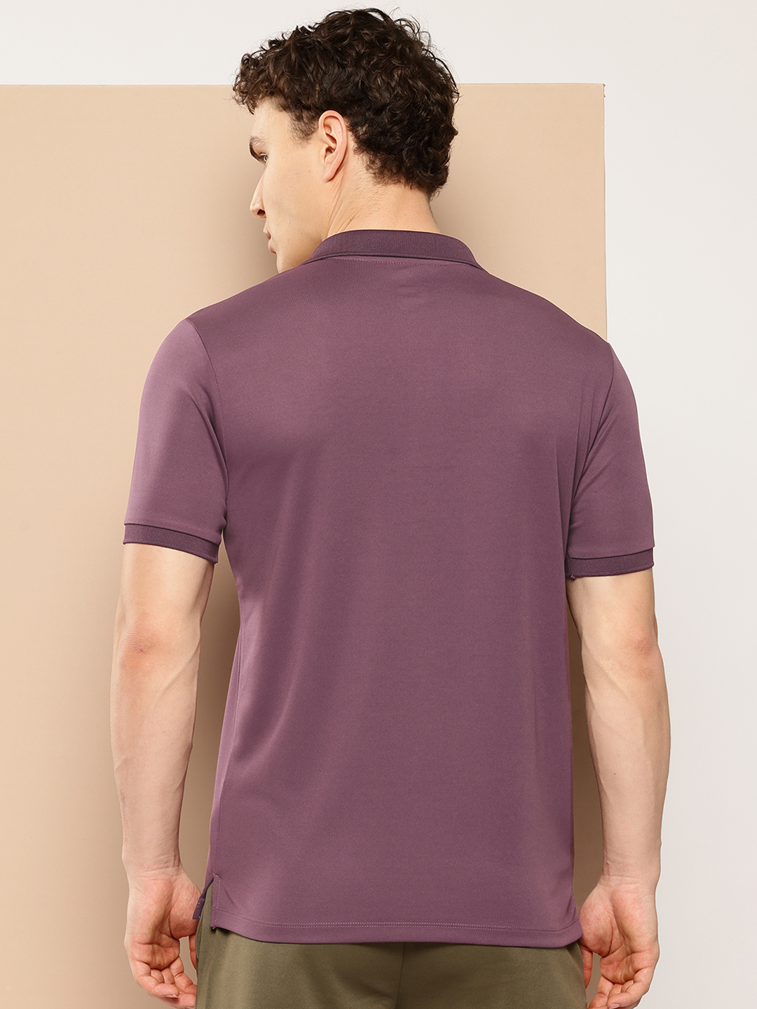 Alcis Men Polo Collar Slim Fit T-shirt (4)