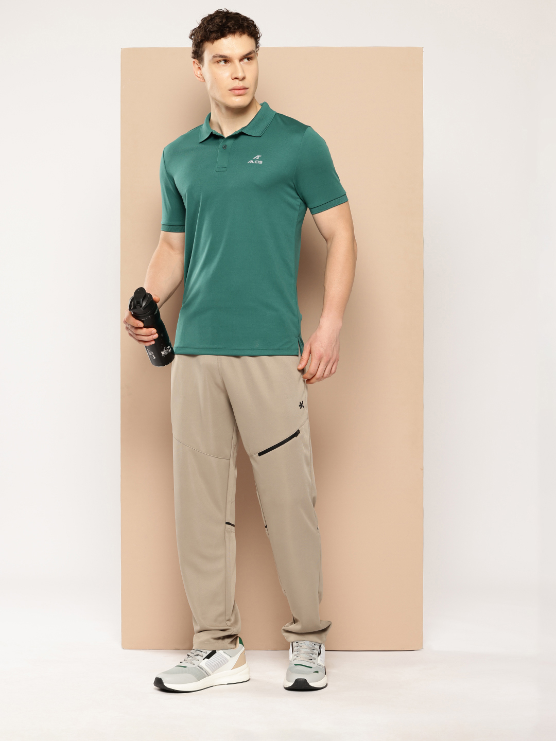 Alcis Men Polo Collar Slim Fit T-shirt (5)