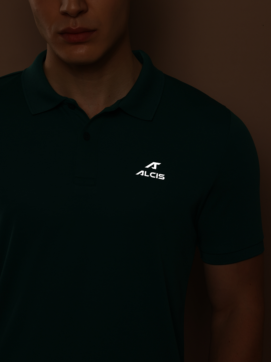 Alcis Men Polo Collar Slim Fit T-shirt (6)