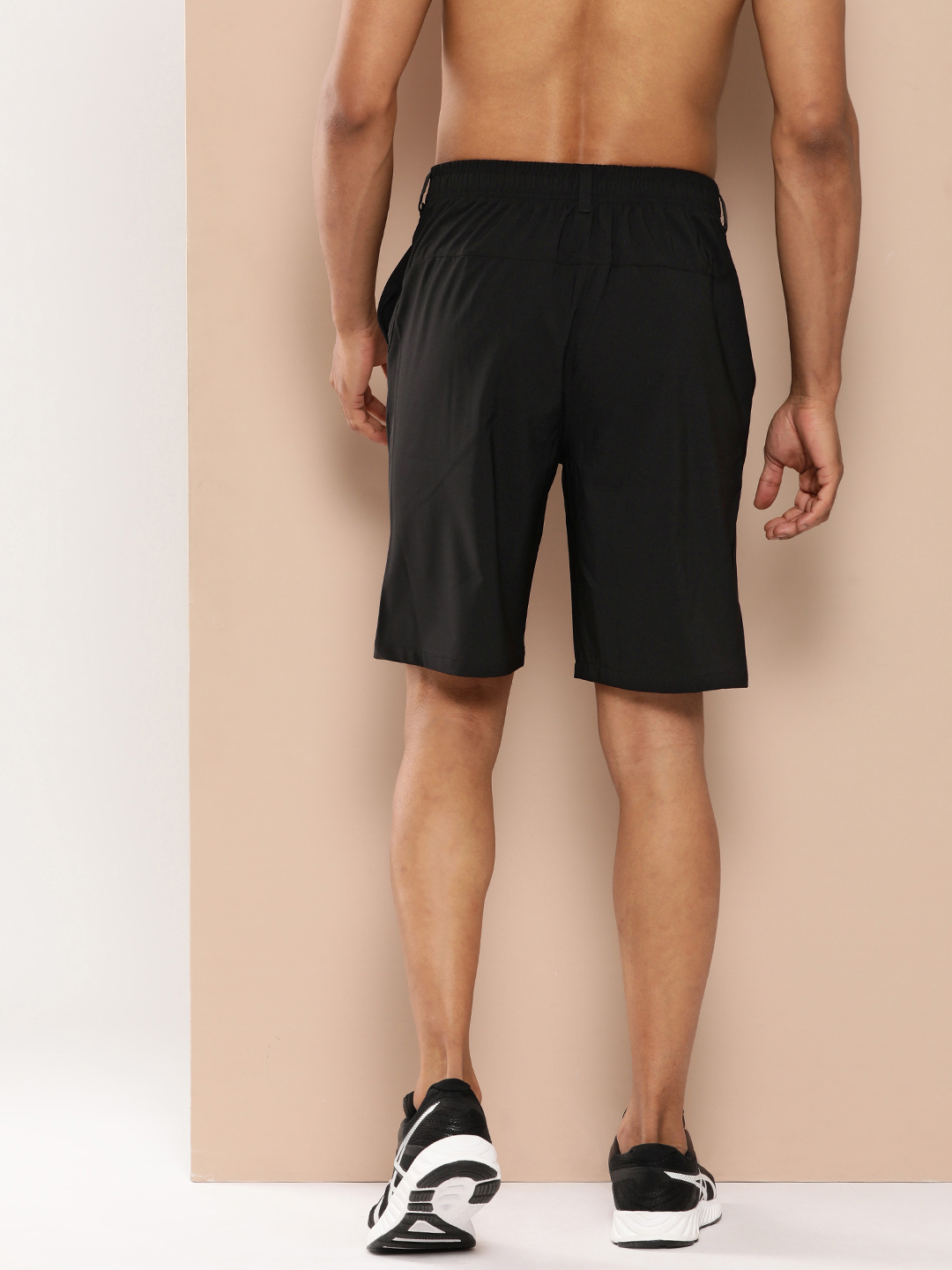 Alcis Men Polyester Black Slim-Fit Sports Shorts (3)