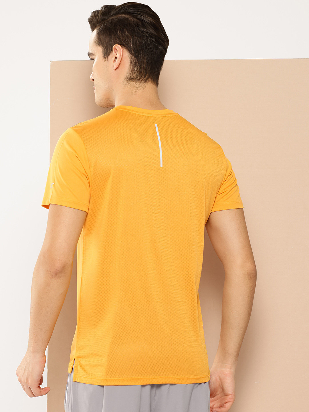 Alcis Men Typography Printed Anti Static Slim Fit T-shirt (3)