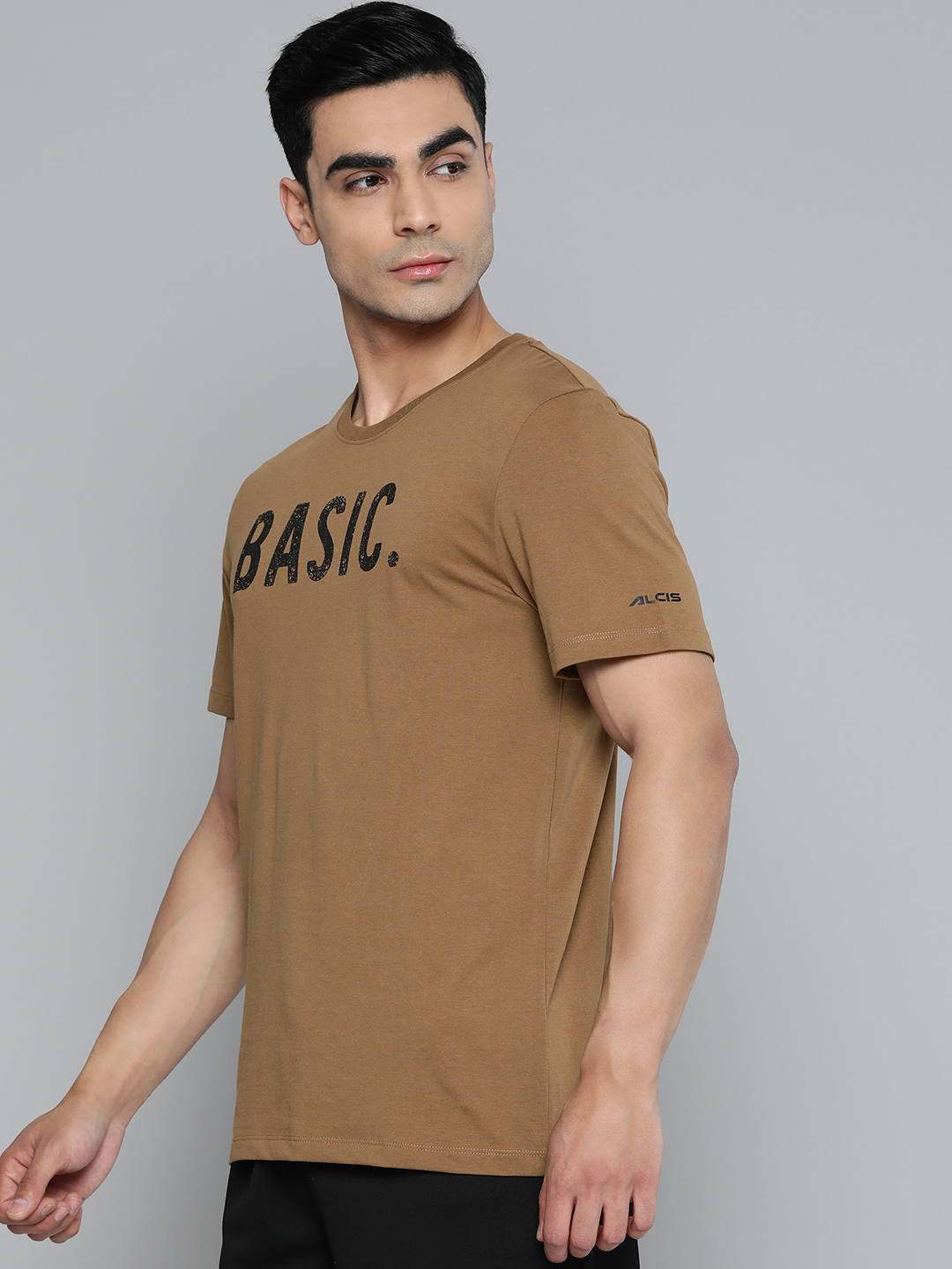 Alcis Men Typography Printed Dry Tech Sports T-shirt (2)