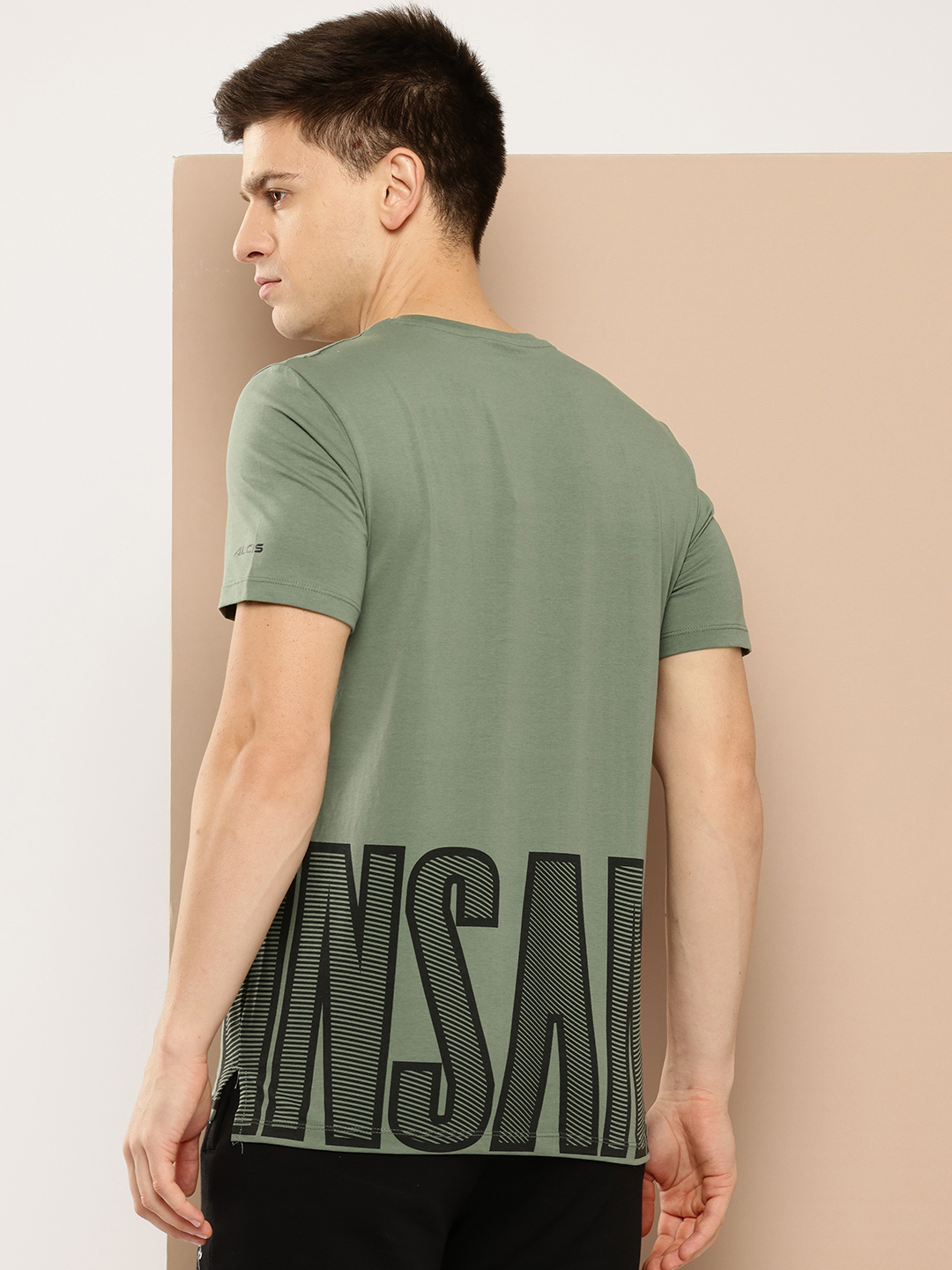 Alcis Men Typography Printed Dry Tech Sports T-shirt (3)
