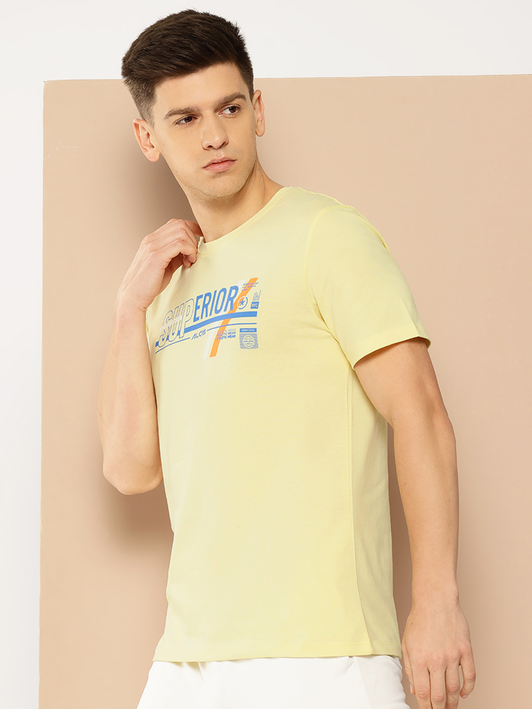Alcis Men Typography Printed T-shirt (2)