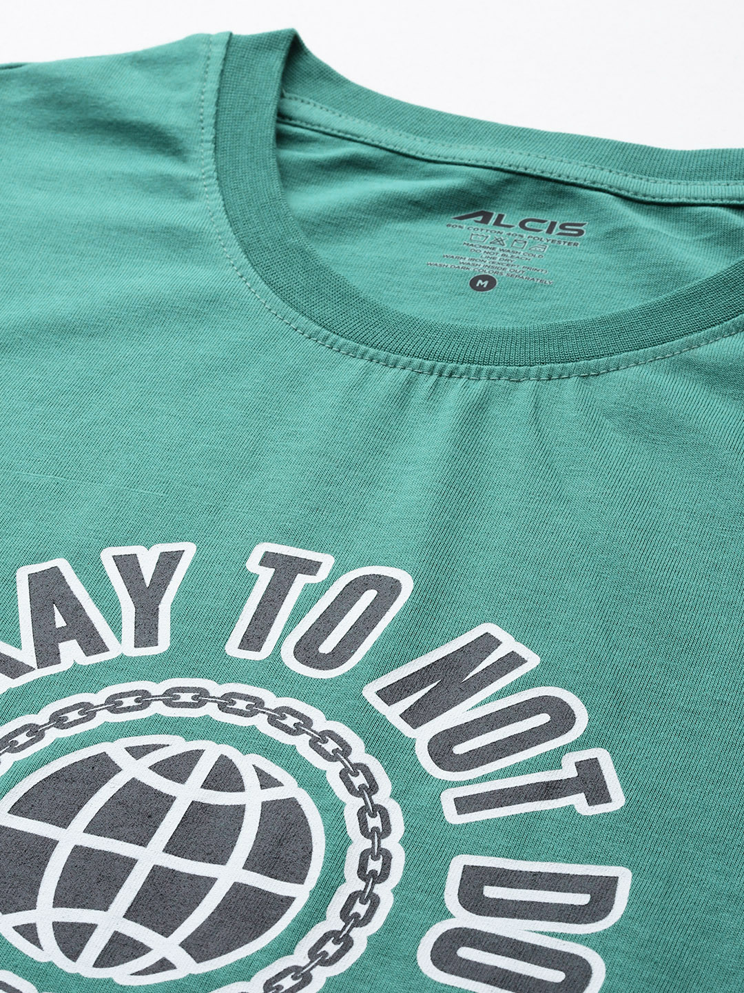 Alcis Men Typography Printed T-shirt (5)