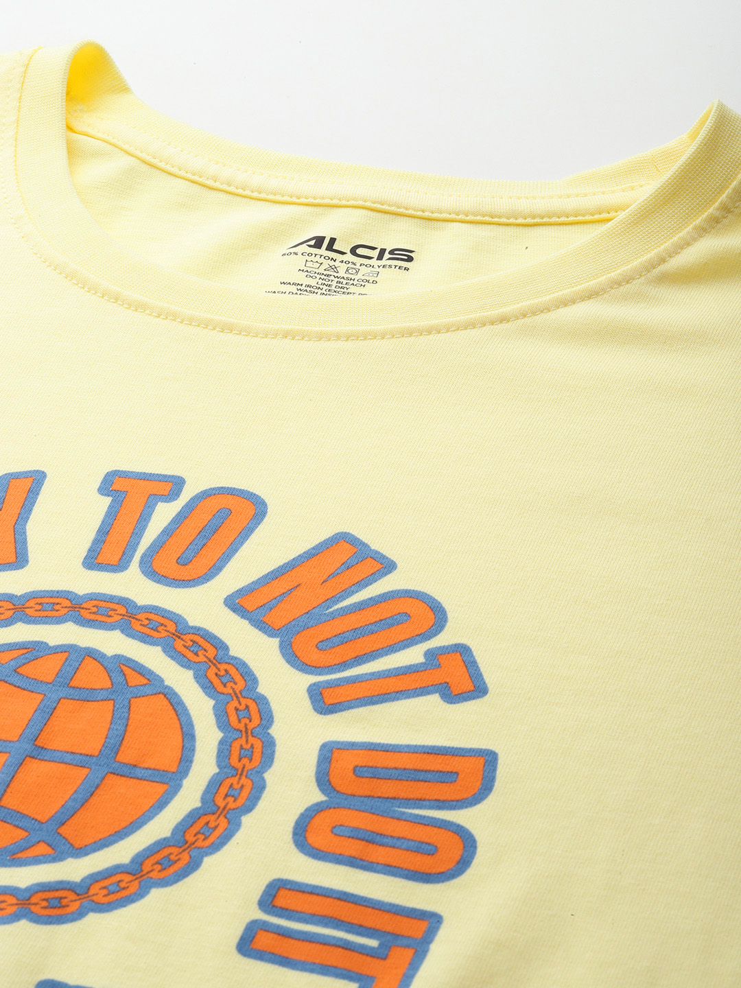 Alcis Men Typography Printed T-shirt (5)
